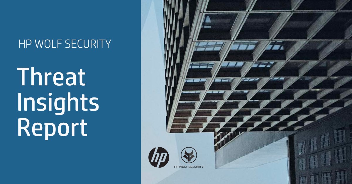 Just released - HP's Q4 2023 Wolf Security Threat Insights Report. Q4 saw a 7% point rise in PDF threats compared to Q1 2023. We also saw malware, including WikiLoader, Ursnif and DarkGate, increasingly spread through PDF documents. Download: imptr.io/88kx