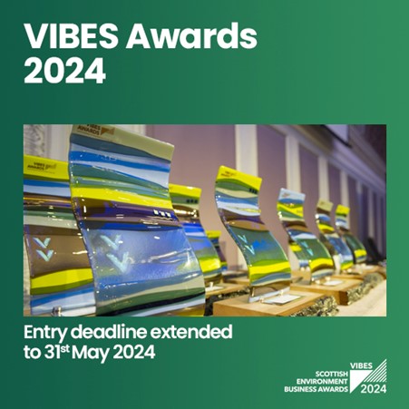 Just over one month to go until entries to the 2024 VIBES Awards close! 📢 Enter for free by 31 May for your business to be recognised for your environmental leadership and efforts to tackle climate change. Vibes.org.uk