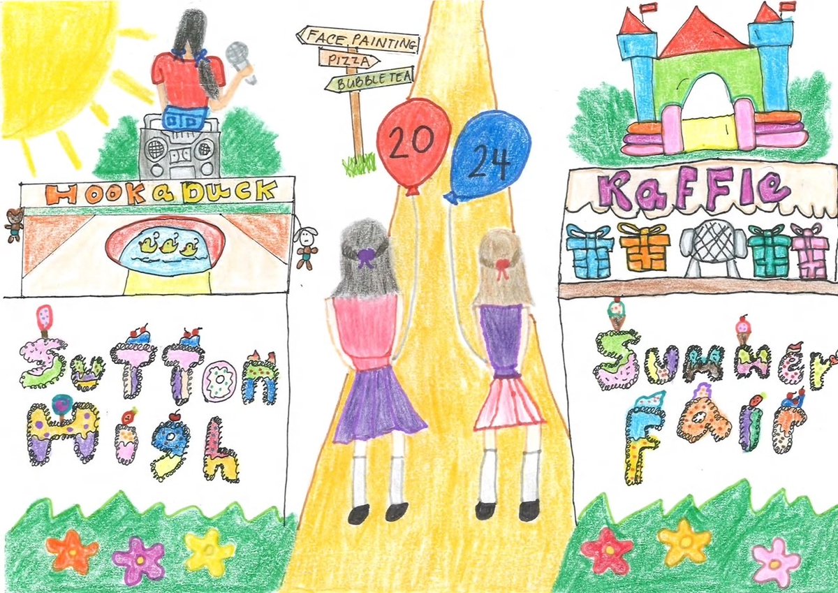 And the winner of the SHSA Summer Fair design competition is…KIRAN S in Year 4, thank you to all who took part it was a very tough decision ✨💛 @PSHeadSutton Booking link opening shortly