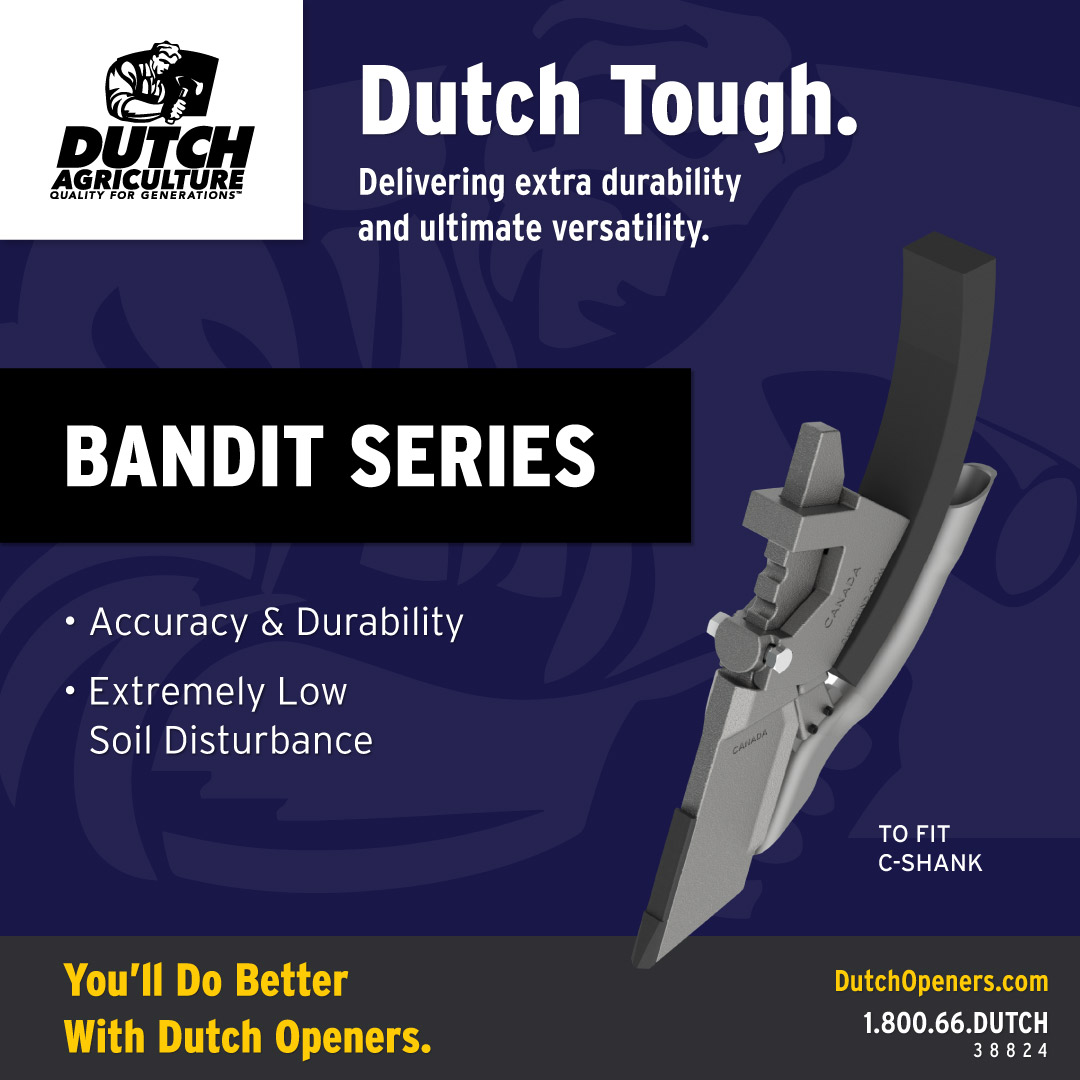 Built out of hardened materials to take the punishment of high speed deep banding – and still offer accuracy and durability while seeding. The result is a multifunctional opener/banding knife with extremely low soil disturbance. 💥
.
.
#DutchAgriculture #NewProducts #Innovating