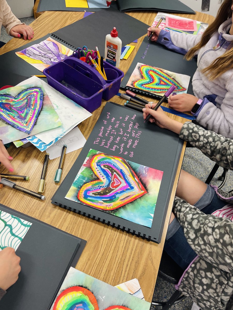 5th grade art show portfolio prep time, can’t believe we’re to this point in the year!