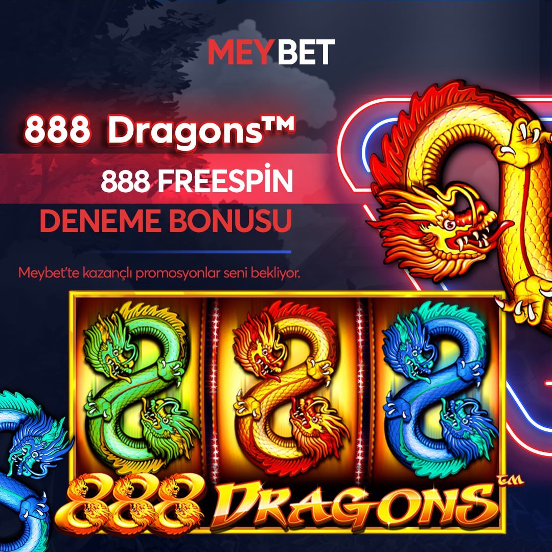 🎰 Casino Tutkunu Musunuz? Meybet'de 888 Freespin Deneme Bonusu Kaçmaz! 🔼 888 DRAGONS oyununda 888 Freespin deneme bonusu ile her dönüş bir kazanç fırsatı! ☄️ Detaylar İçin Sitemizin Promosyon Kısmına Göz Atabilirsiniz. 🔗 t2m.io/meybet