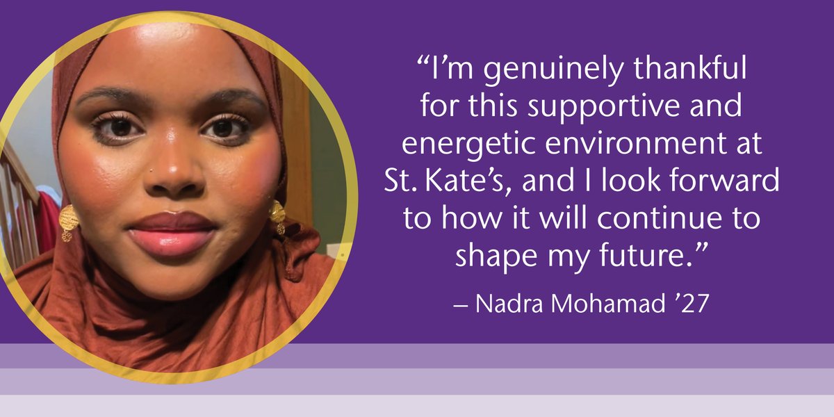 Whether it was advice from a professor, encouragement from family and friends, or scholarships from generous donors, we had a lot to be grateful for this year. Our 2024 Gratitude Statement Contest winner is Nadra Mohamed ’27. #mystkates #katiesshowgratitude