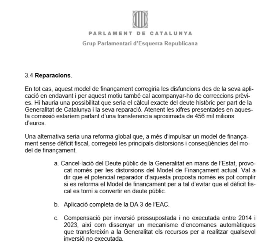 JaumeButinya's tweet photo. Per acabar, aquest punt, transaccionat amb Junts, estava inclòs a la proposta de conclusions inicials d’ERC en solitari i també en l’acord d’investidura entre ERC i el PSOE per generalitzar el sistema d’encomanes pressupostaries.
S'agraeix veure reconeguda la feina feta. https://t.co/F44Y2iGdpC