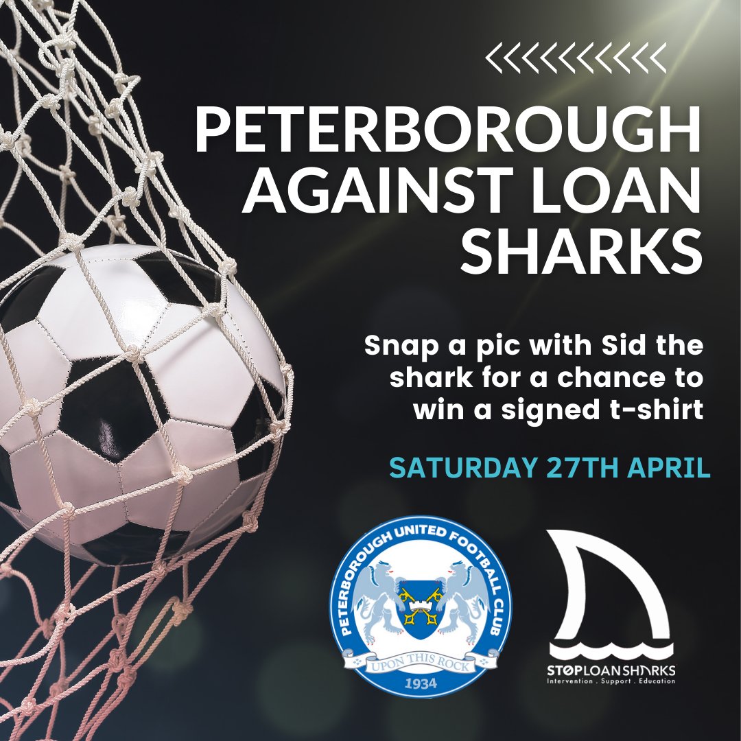 We r heading to Peterborough to join @theposh at their game on the 27th April. Make sure to look out for Sid the Shark - he will be round the stadium saying hi, grab him for a pic to be in with a chance of winning a signed t-shirt. ⚽️ 💙 #SLSEngland #pufc