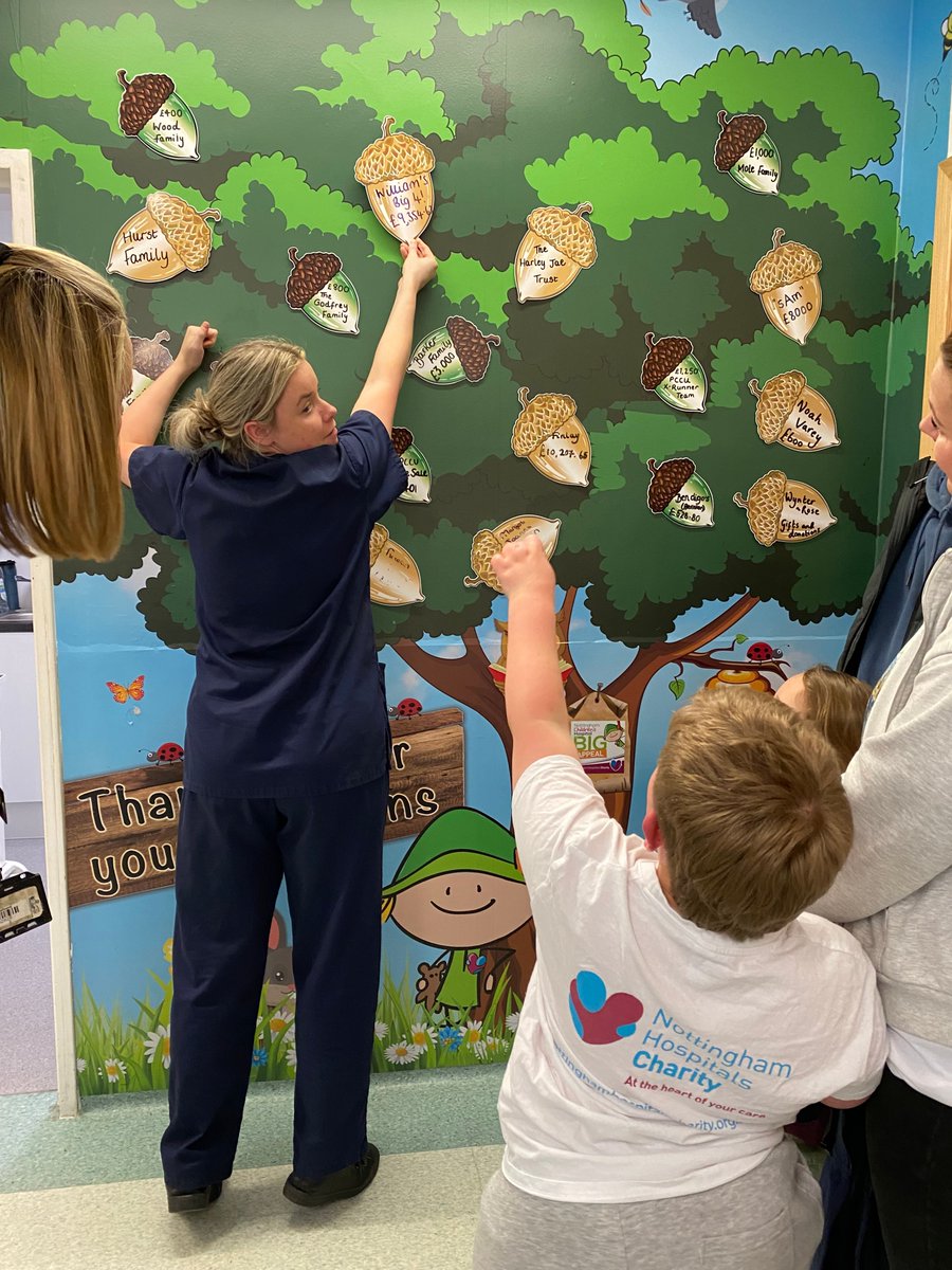 He even got to add a chestnut to the ward's special fundraiser tree 🌳 Read William's incredible story and find out how to donate: buff.ly/3xQvxxY