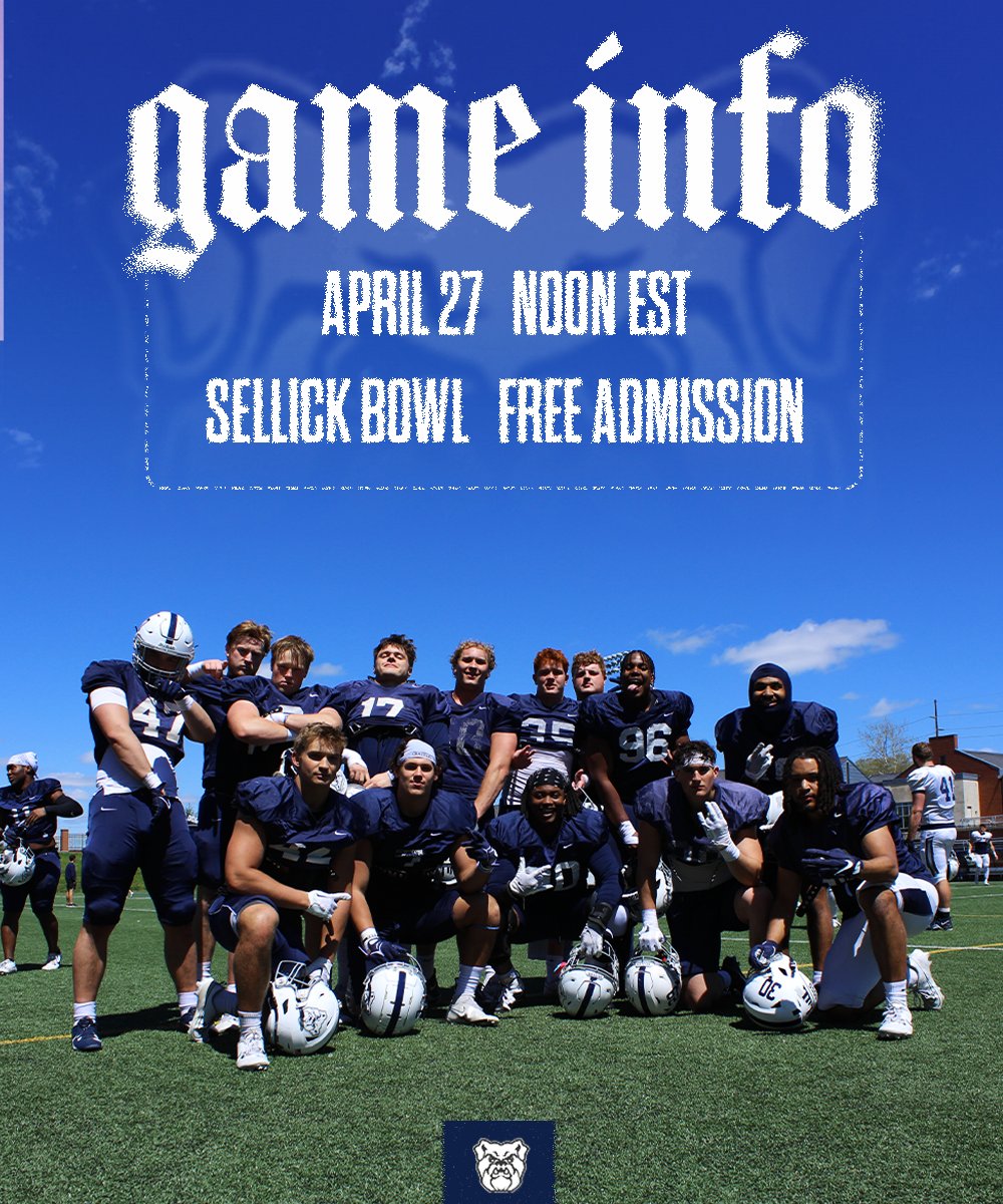 𝟐𝟒𝐡𝐫𝐬 until it all begins ⏳ 𝑺𝒑𝒓𝒊𝒏𝒈 𝑮𝒂𝒎𝒆 📍 Sellick Bowl 🕙 NOON #ButlerFootball #ButlerWay #SpringGame