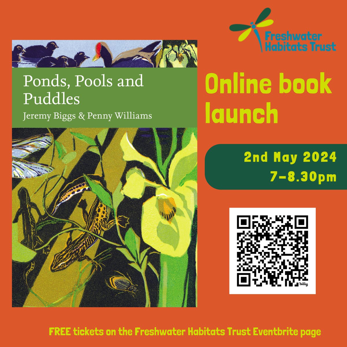 Freshwater Habitats Trust (@freshwaterhabs) on Twitter photo 📢 Join us for this online book launch next Thursday.
Discover the science and stories behind the <a href="/HarperCollins/">HarperCollins</a> New Naturalist book that challenges us to rethink the world’s smallest and most undervalued freshwater habitats.
bit.ly/PondsPoolsPudd… 📢 Join us for this online book launch next Thursday.
Discover the science and stories behind the <a href="/HarperCollins/">HarperCollins</a> New Naturalist book that challenges us to rethink the world’s smallest and most undervalued freshwater habitats.
bit.ly/PondsPoolsPudd…