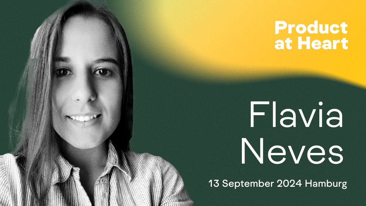 Here's the next speaker for our session HOW WE WORK - Product Operating Models in Practice: We are very happy that <a href="/flsneves/">Flavia Neves</a> will be joining and share her learnings from her vast mix of experiences including Spotify and startups.

🎤 productatheart.com/speakers