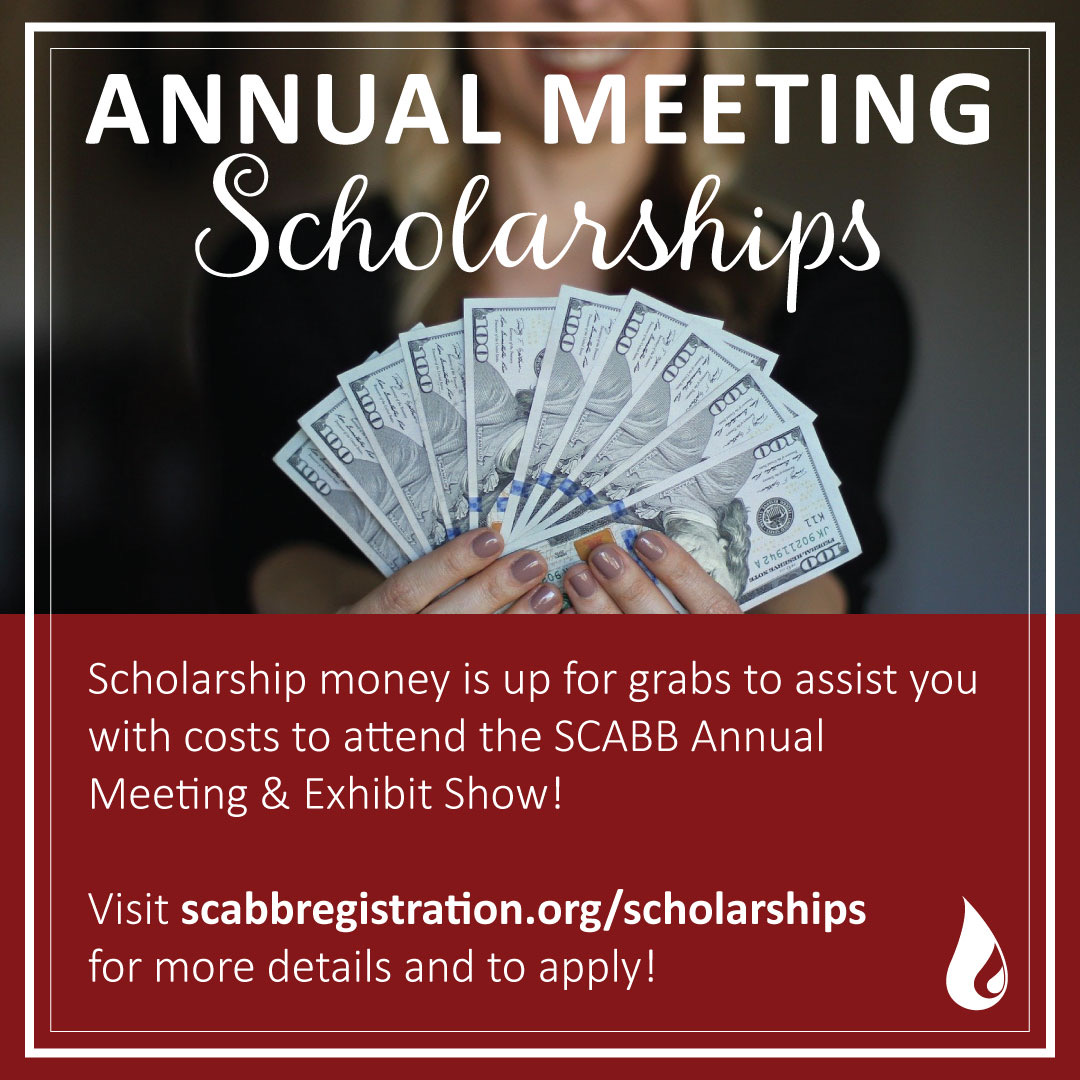 “No thanks, I don't need free money." … said no one EVER! Scholarship money is up for grabs to assist you with costs to attend the 2024 AIMS or ENGAGE Annual Meetings. Visit scabbregistration.org/scholarships for more information and to apply TODAY!
