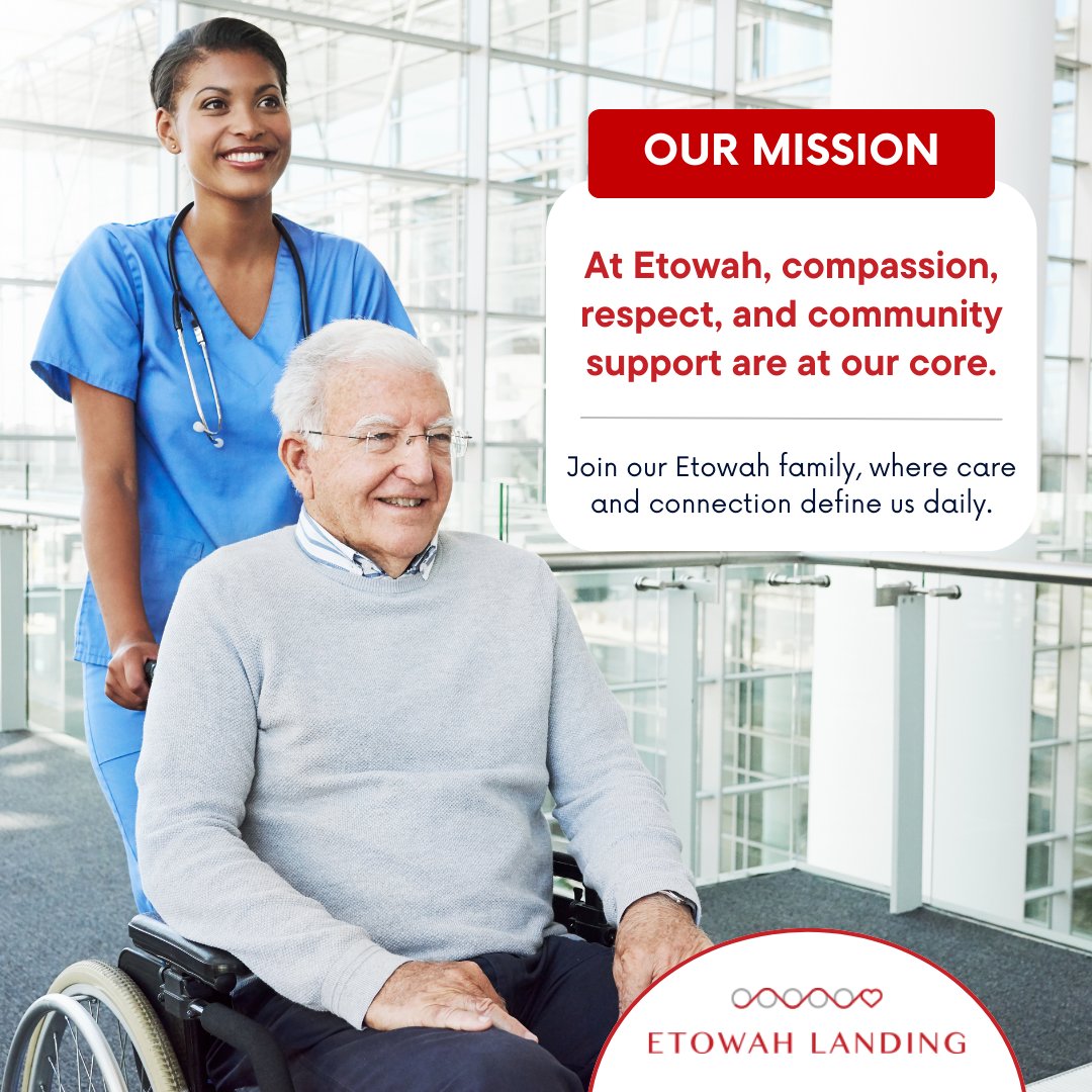 Welcome to Etowah, where compassion, respect, and vibrant community bonds flourish! Join our warm-hearted family, where every resident is cherished and celebrates care and connection every day. 💙 #HeartfeltMission #CommunityDriven #Etowah 🌟