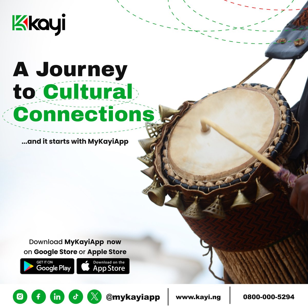 MyKayiApp is your gateway to cultural connections. Immerse yourself in the traditions and heritage of Nigeria. Download MyKayiApp now on Google Store or Apple Store.

#MyKayiApp #NowLive #Kayiway #DownloadNow #Bankingwithoutlimits #downloadmykayiapp
