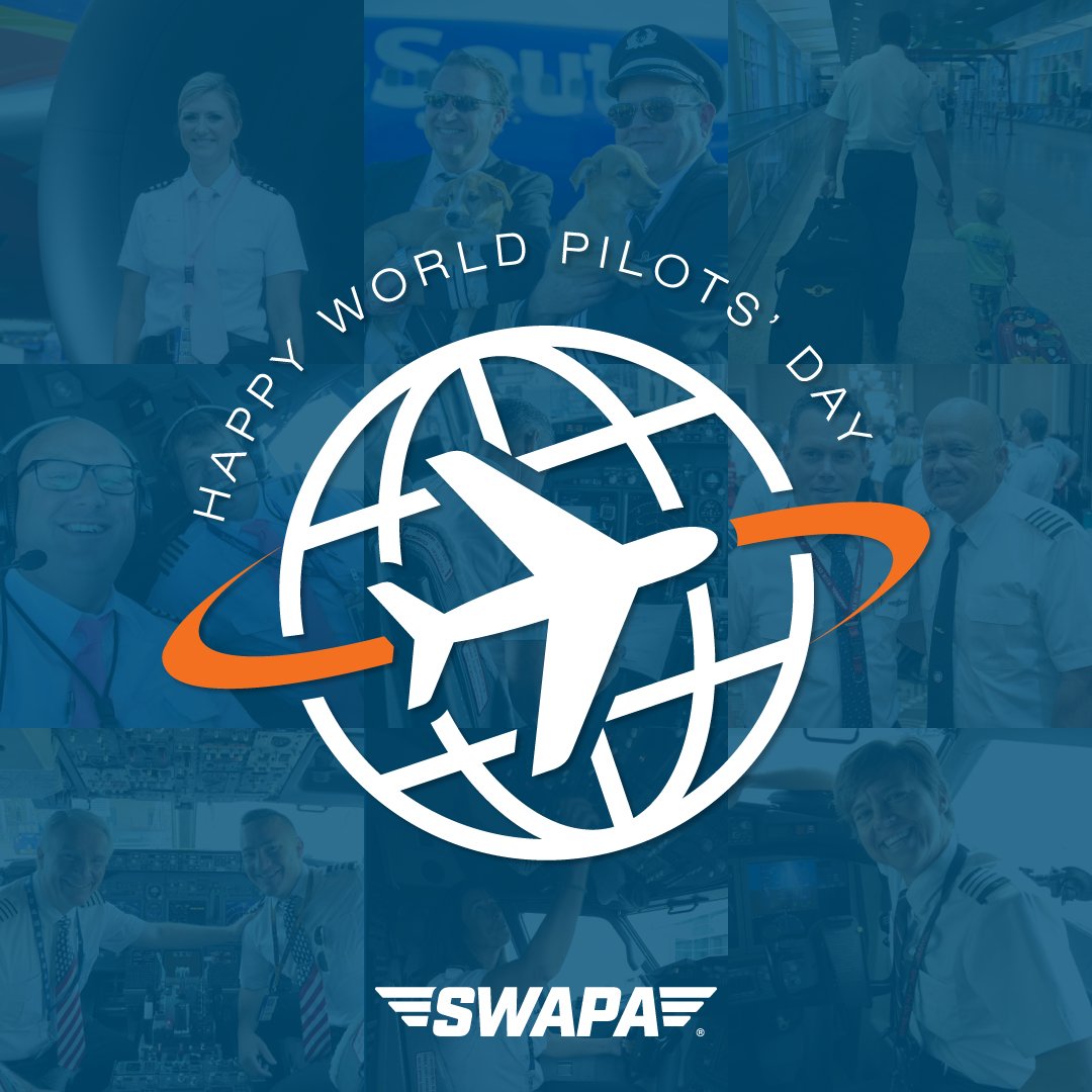 On World Pilots’ Day, we salute our more than 11,000 dedicated SWAPA Pilots who safely connect passengers with the places and people that mean the most to them. ✈️ ✈️ ✈️ #worldpilotday
