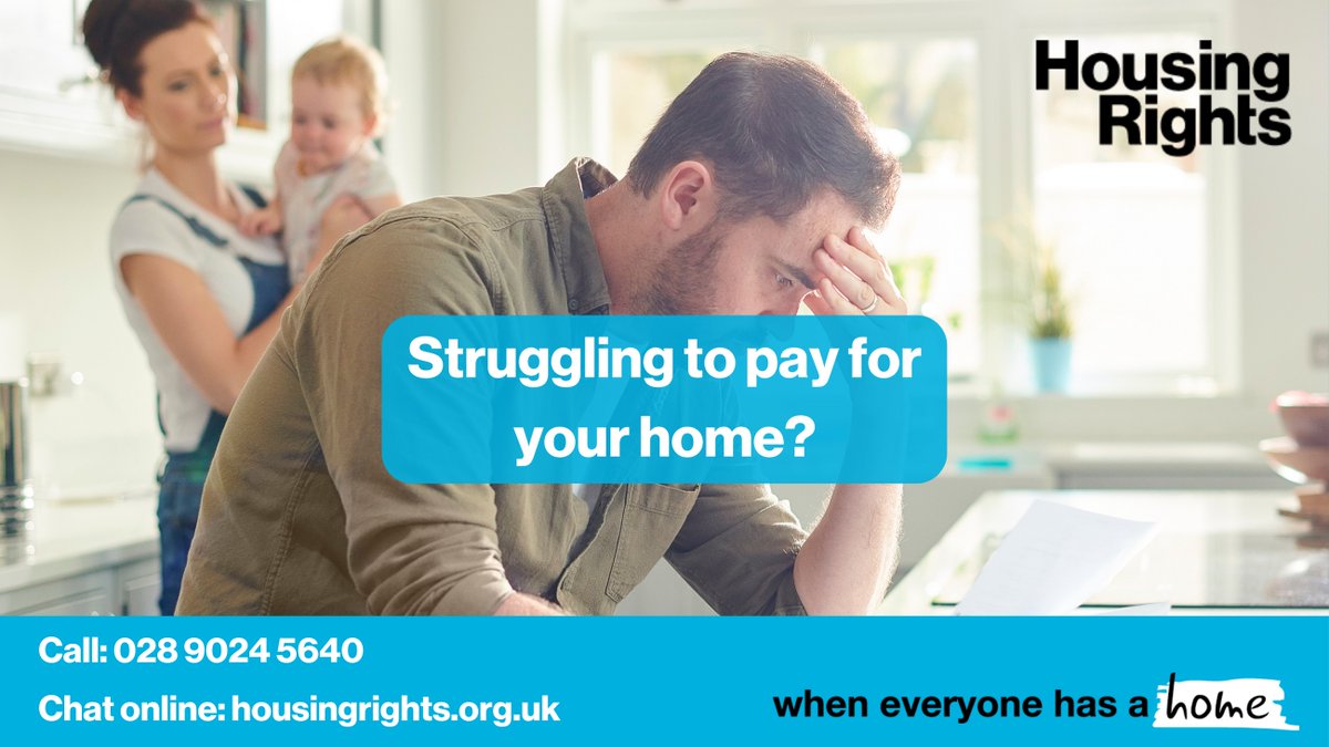Are you struggling to pay your mortgage? We can give you free advice and support and work to prevent you from losing your home. You are not alone. Contact our helpline: ☎️02890245640 💬housingrights.org.uk To find out more: housingrights.org.uk/housing-advice…