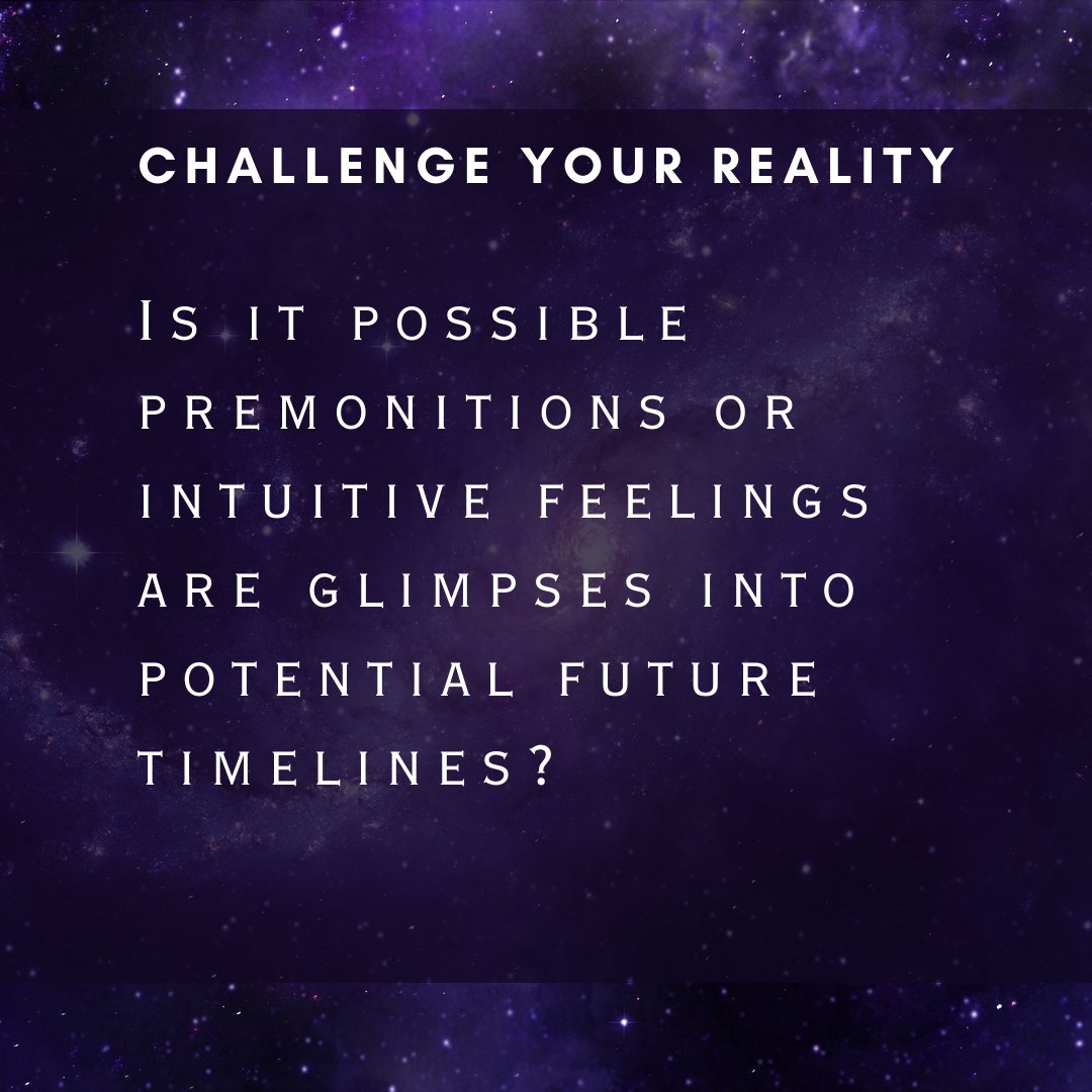 Is it possible premonitions or intuitive feelings are glimpses into potential future timelines?
#drshelleylove #spiritualawakening #consciousness #universe #ChallengeYourReality