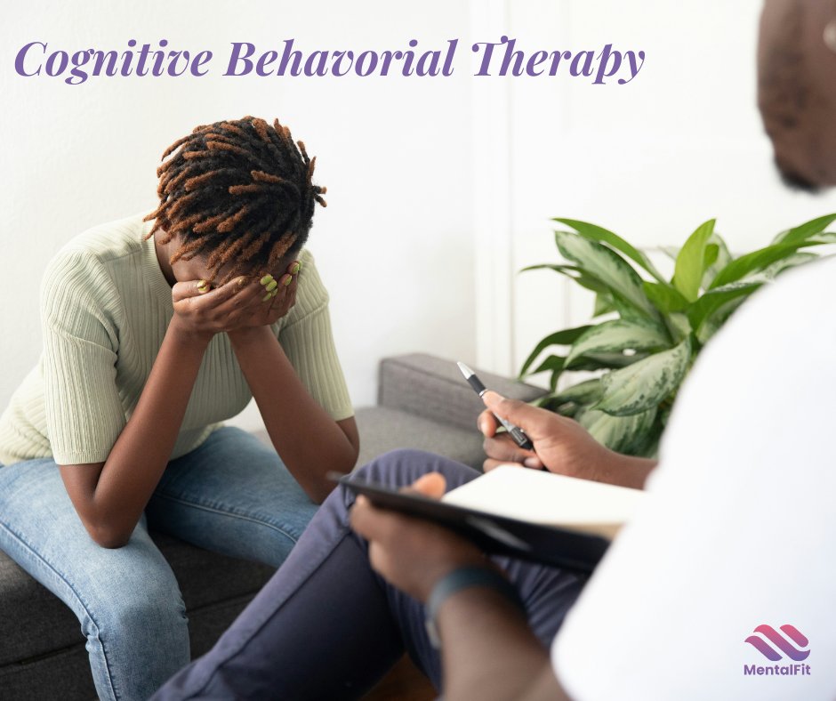 #CognitiveBehavioralTherapy, or #CBT, is a type of psychotherapy that focuses on changing negative thought patterns and behaviors. 

It can be effective in treating many behavioral disorders by addressing underlying factors contributing to depressive symptoms.

#mentalfit