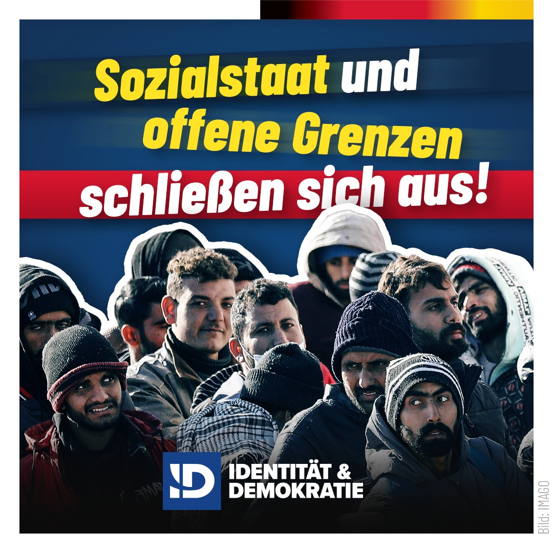 ➡️ Sozialstaat schützen? Massenmigration beenden!

Ein Fest für Linksradikale: Mit dem Migrationspakt will die EU-Kommission illegale Migration als „irreguläre“ Migration verschleiern, die Grenzschutzeinheit #Frontex quasi zur Seenotrettungsagentur umbauen und den Familienzuzug…