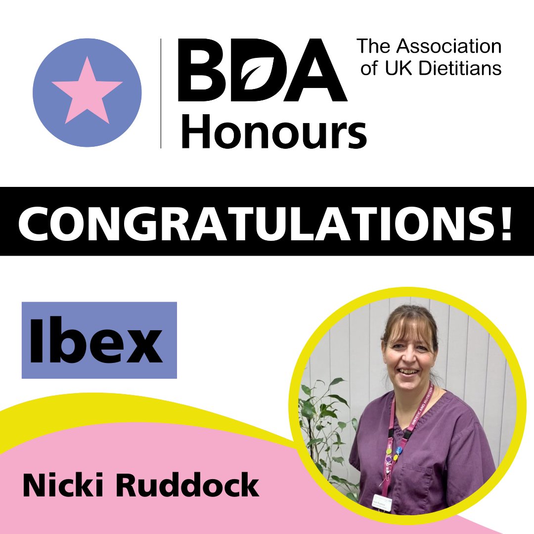 A huge congratulations to our latest Ibex recipient, @nicki_ruddock! 🥳👏 Nicki received the Ibex in recognition of her personal commitment and significant contribution as a member of @bda_renal. Nicki reflects on this honour here 👇 bda.uk.com/resource/bda-i…