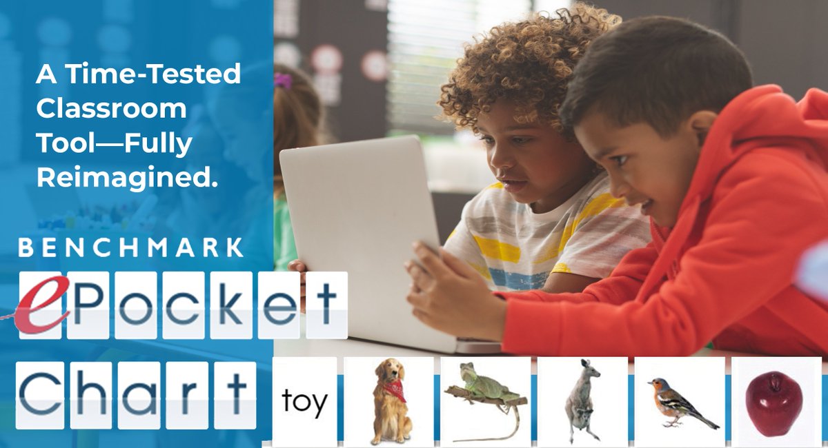 Benchmark ePocket Chart delivers engaging foundational skills instruction and phonics practice through digital, fully customizable elkonin boxes, pocket charts and a free workspace. Experience a time-tested classroom tool—fully reimagined! Learn more→ hubs.ly/Q02tdzDl0