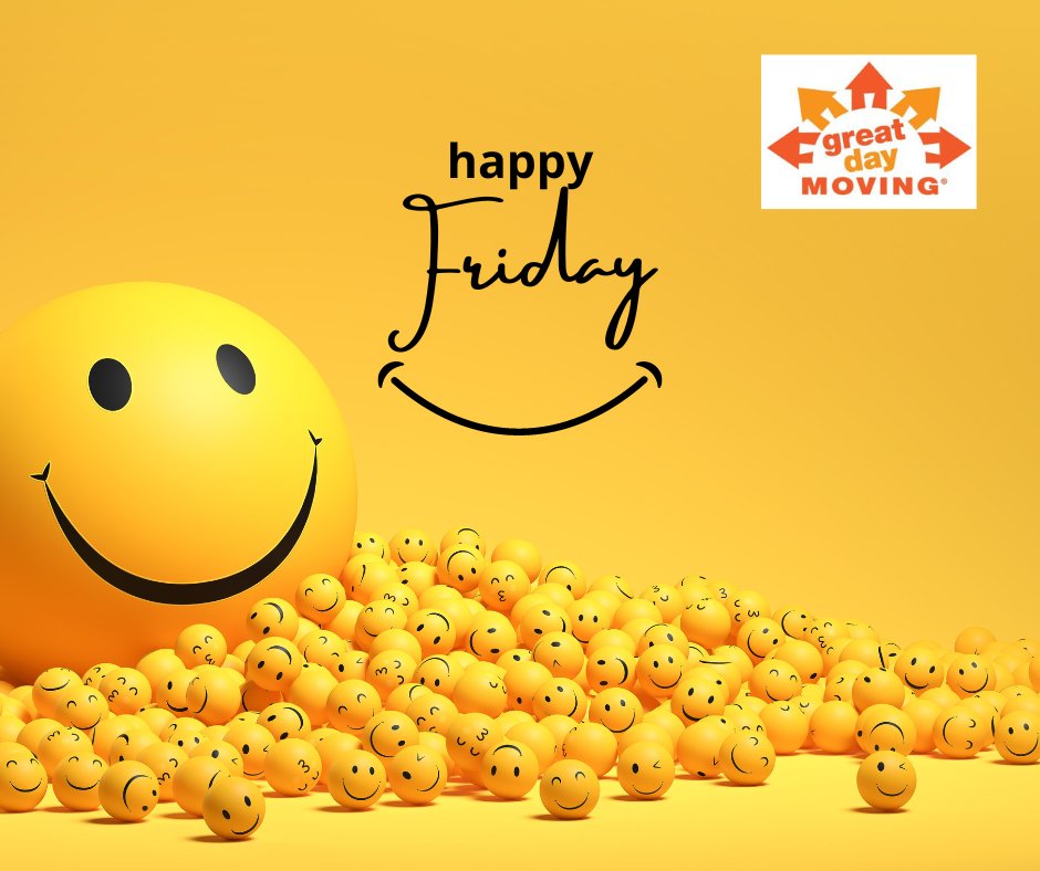 Happy Friday! We will be enjoying moving families to their new homes today and we hope that you have a perfect Friday and weekend! Call us if you would like a free estimate for your move. (877) 541-1015 #happyfriday #itstheweekend #FreeEstimates