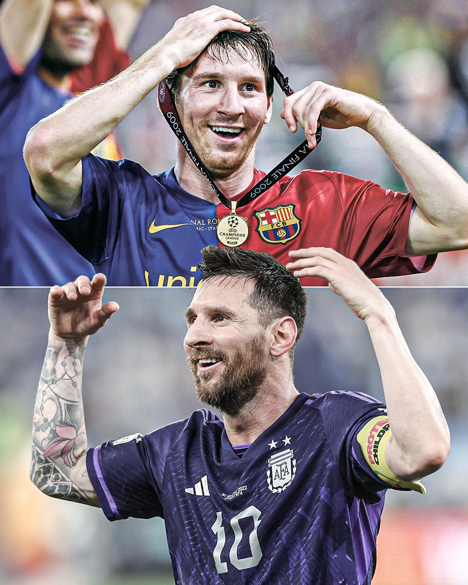 Lionel Messi has still 𝙉𝙀𝙑𝙀𝙍 been eliminated in the group stages of a tournament in his entire career for club & country 🤯 Incredible stat! 🐐