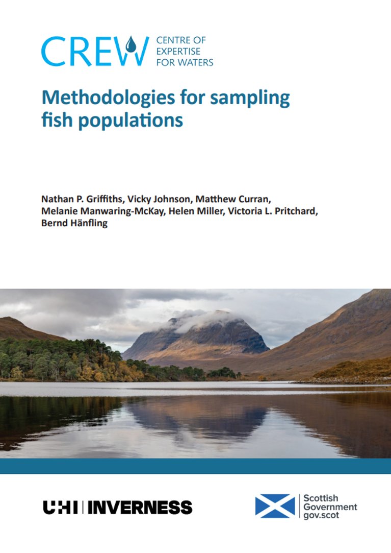 New @CREW_waters report just published. It reviews available methodologies for sampling fish populations in freshwater lochs and a monitoring framework is presented. 🐟💧 Available here: tinyurl.com/2mk53kxe @UHI_Research @UHI_IBFC @ScottishEPA @NatureScot @ScotGovMarine