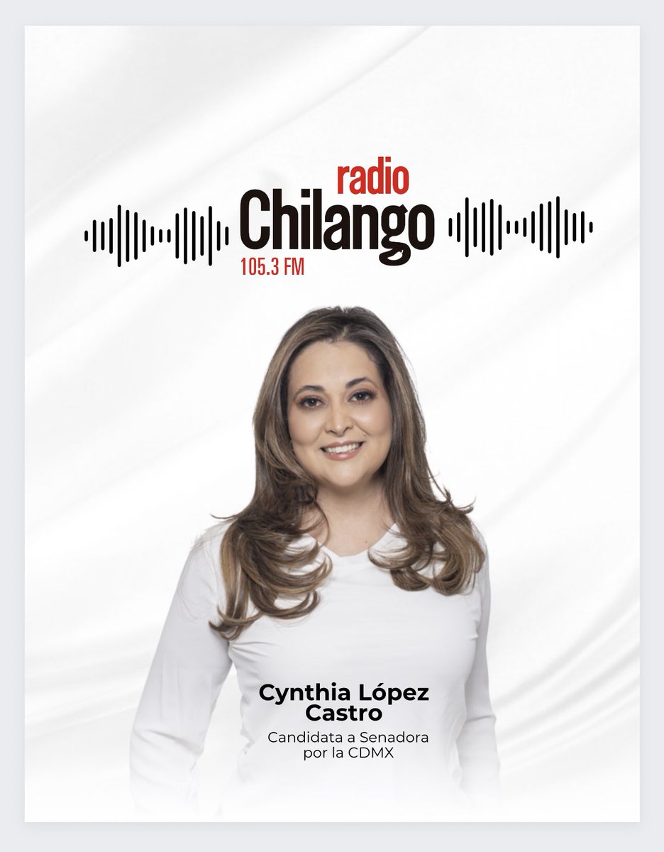 🔴 #EnVivo te invito a que me escuches por @radiochilango ¡no te la pierdas! 👉 youtube.com/live/XPfjRqJrq… 👉 radio.chilango.com