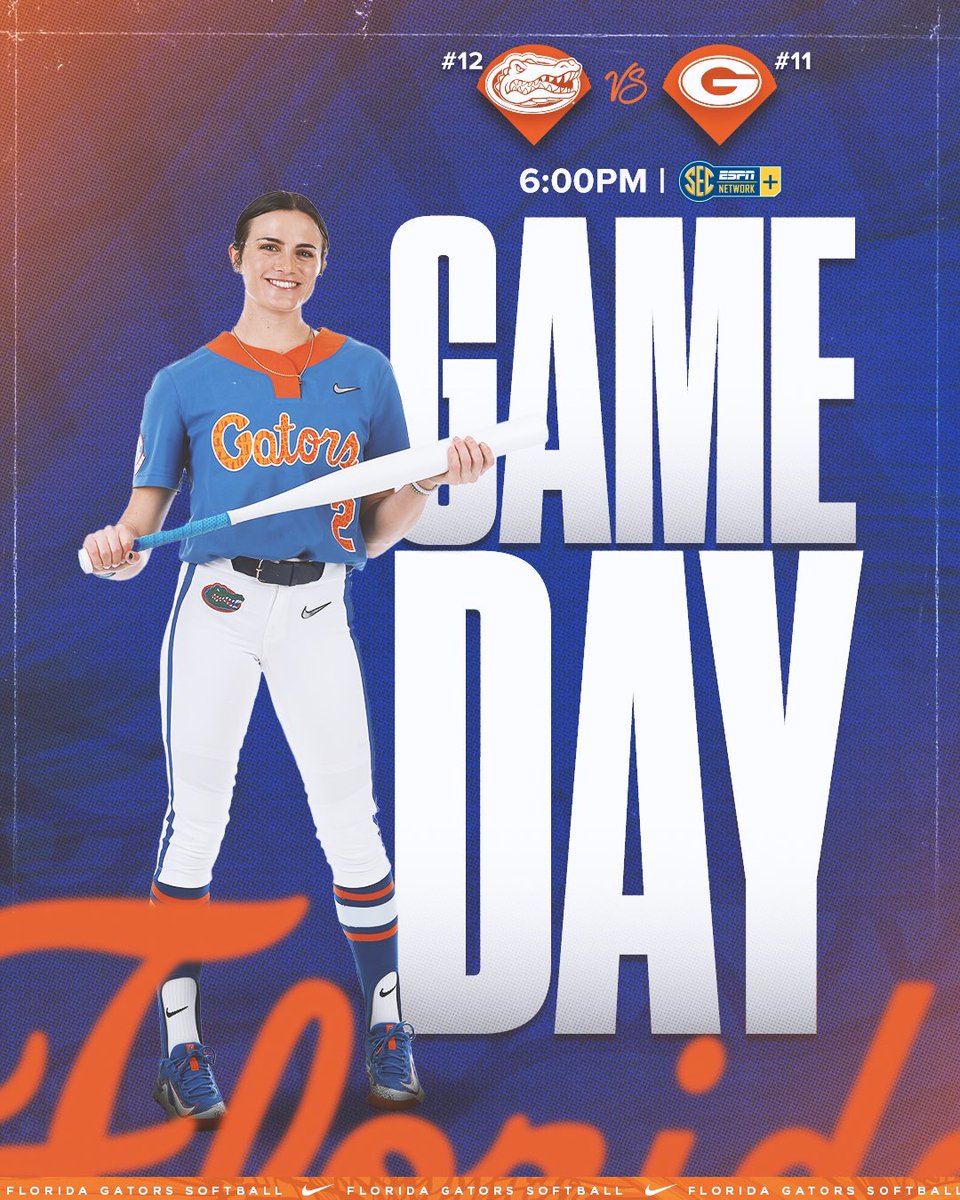 Back on the road this weekend ⤵️ 🆚 No. 11 Georgia 📍 Athens, Ga. ⏰ 6 PM EST. 📺 SEC Network+ 📊 bit.ly/3UzWOh6 🔊 bit.ly/3xUgjbg #GoGators