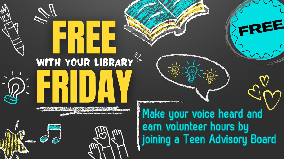 Each Friday throughout the year, we will be highlighting these is a series we are calling 'Free With Your Library Friday!' This week: In honor of Volunteer Appreciation Week, learn about opportunities with our TAB groups and more! Learn more: bit.ly/FCPL_FreeFriday