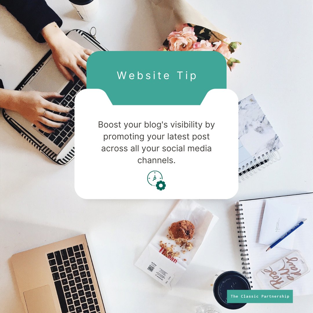 Share your latest post across all your social media channels! By promoting your content to a wider audience, you can drive more traffic to your website and engage with your followers. 

#Partnership #WebsiteTip #SocialMediaPromotion #BlogVisibility
