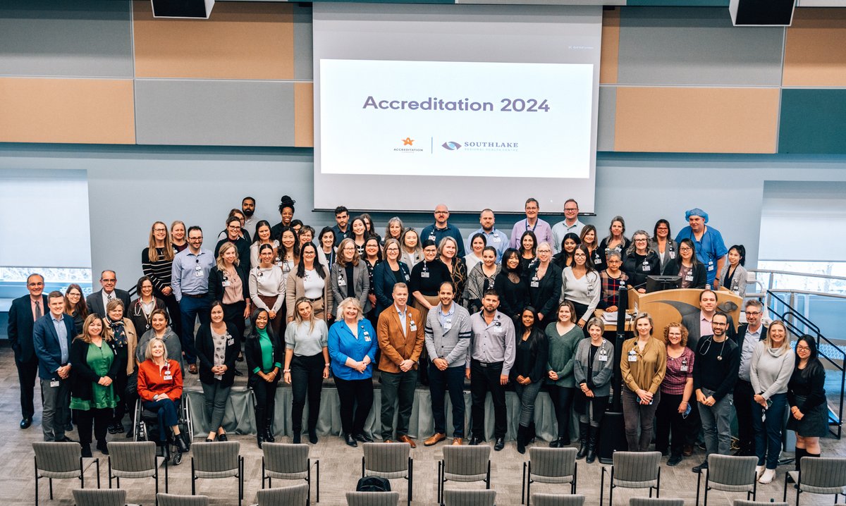 For the 4th time in a row, Southlake has been accredited with Exemplary Standing by @AccredCanada. This is the highest possible designation and a reflection of Southlake’s unwavering commitment to quality, clinical excellence, and patient safety. More: southlake.ca/news/southlake…