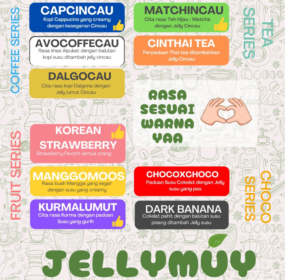 ayenbraces9's tweet photo. Besok (27 April-28 April) mau open PO minuman jellymuy yang sangat menyegarkan di konser IU H.E.R Rp.10.000 dengan sticker eksklusip kalau mo pesen boleh ketok dm ig @jellymuy_ atau langsung dm aja yup! #IUHERinJakarta #IUHEREHinJakarta #iuherworldtourconcert2024 #jualminumBSD https://t.co/U9ZcaXua6e