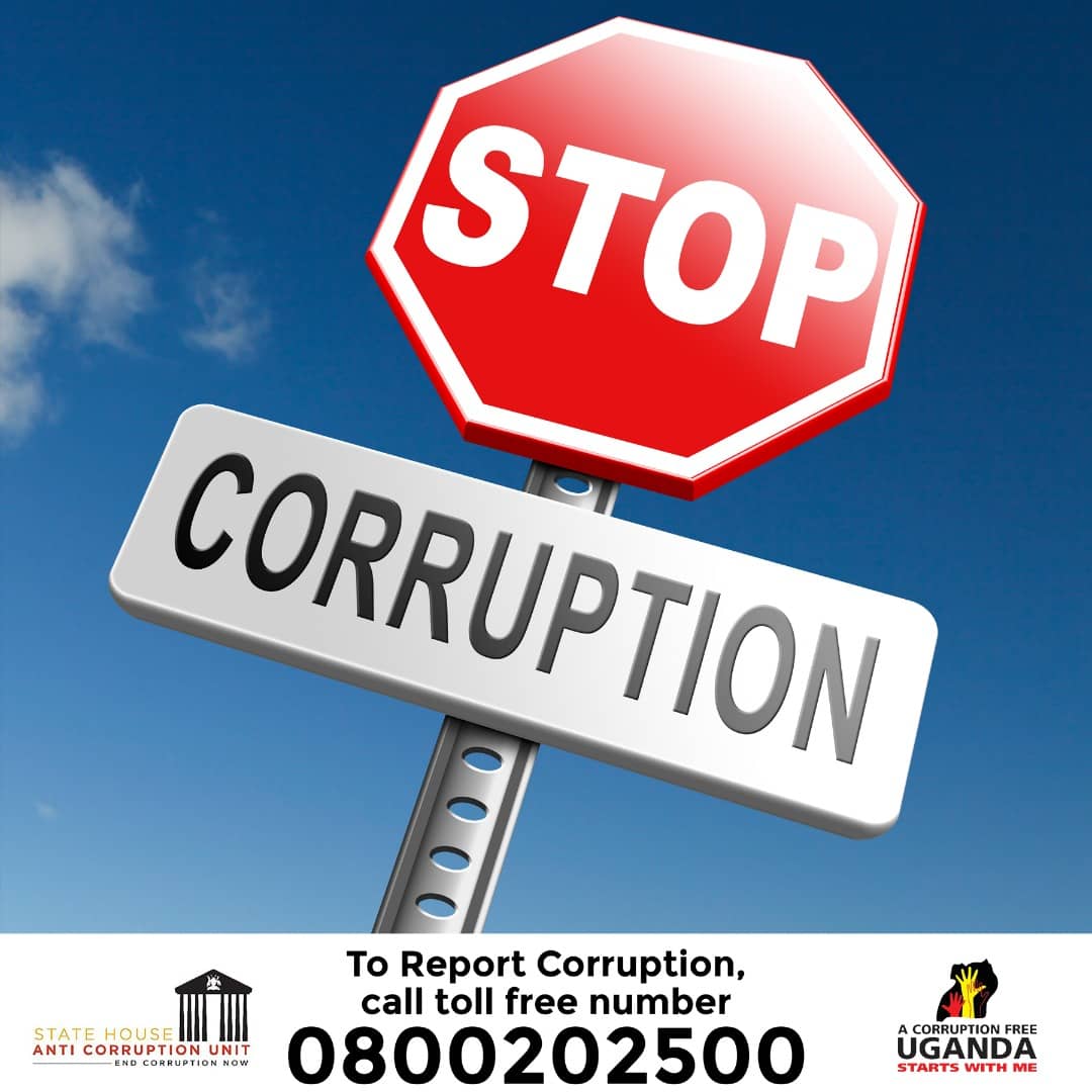 #Stopcorruption  report the corrupt people to State House Anti corruption  
#Together we can
