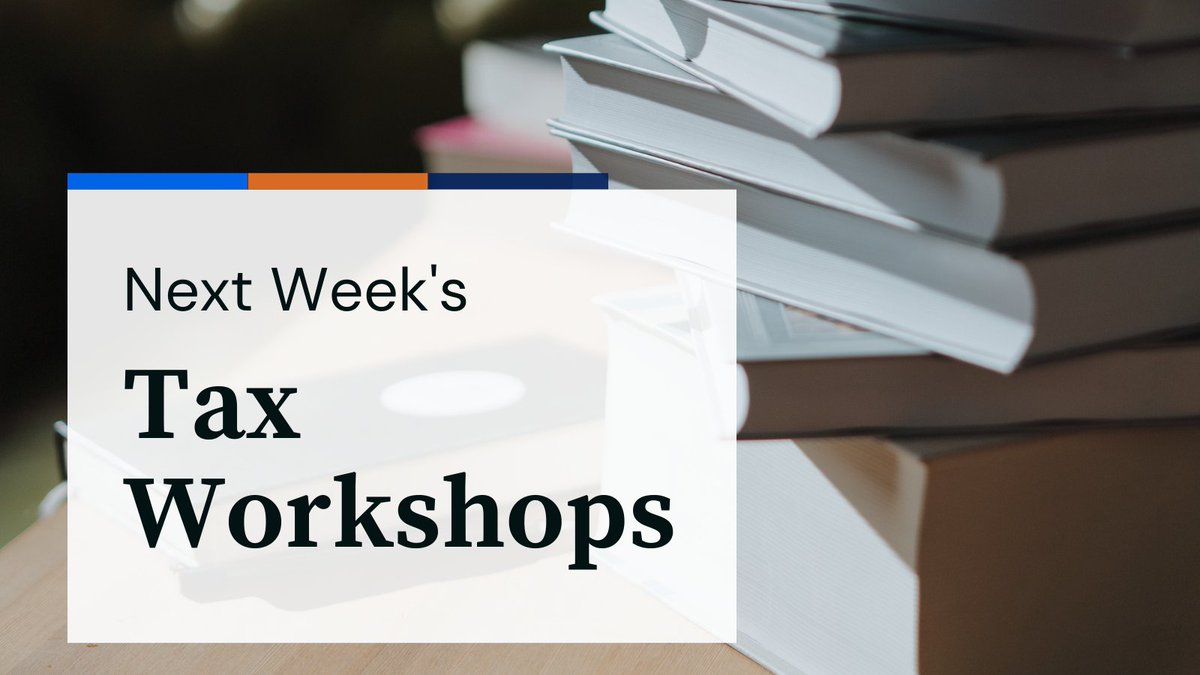 Next Week’s Tax Workshops bit.ly/3UxZg7H

@arunadvaniecon @warwickecon @OxfordTax