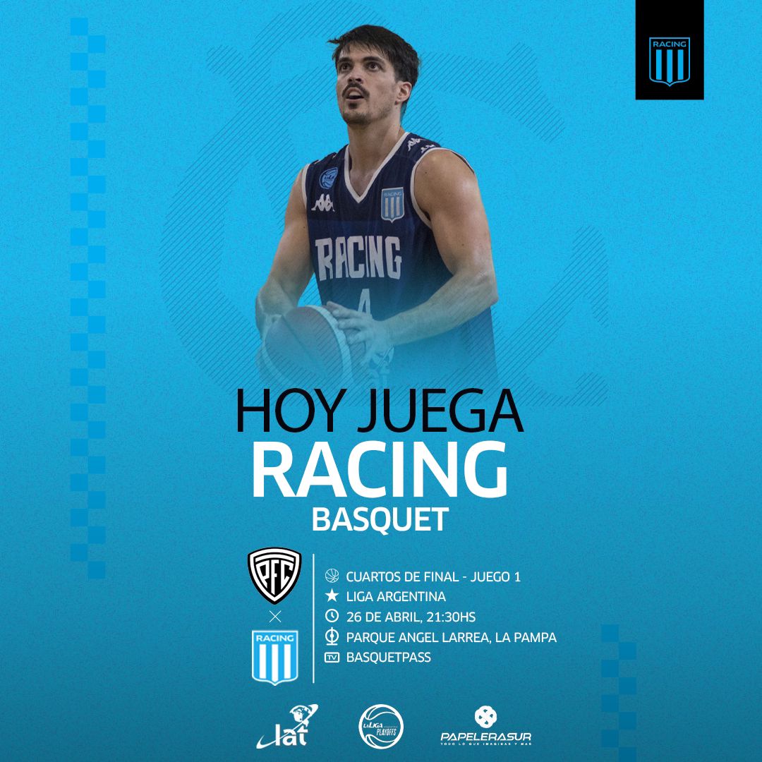 Liga Argentina 2023-24 / Cuartos de final (primer partido) 🏀 🆚 Pico FC (La Pampa). 🗓️ Viernes 26. 🕘 21:30. 📍 Estadio Parque Ángel Larrea (General Pico). 💻 Transmite Basquetpass.