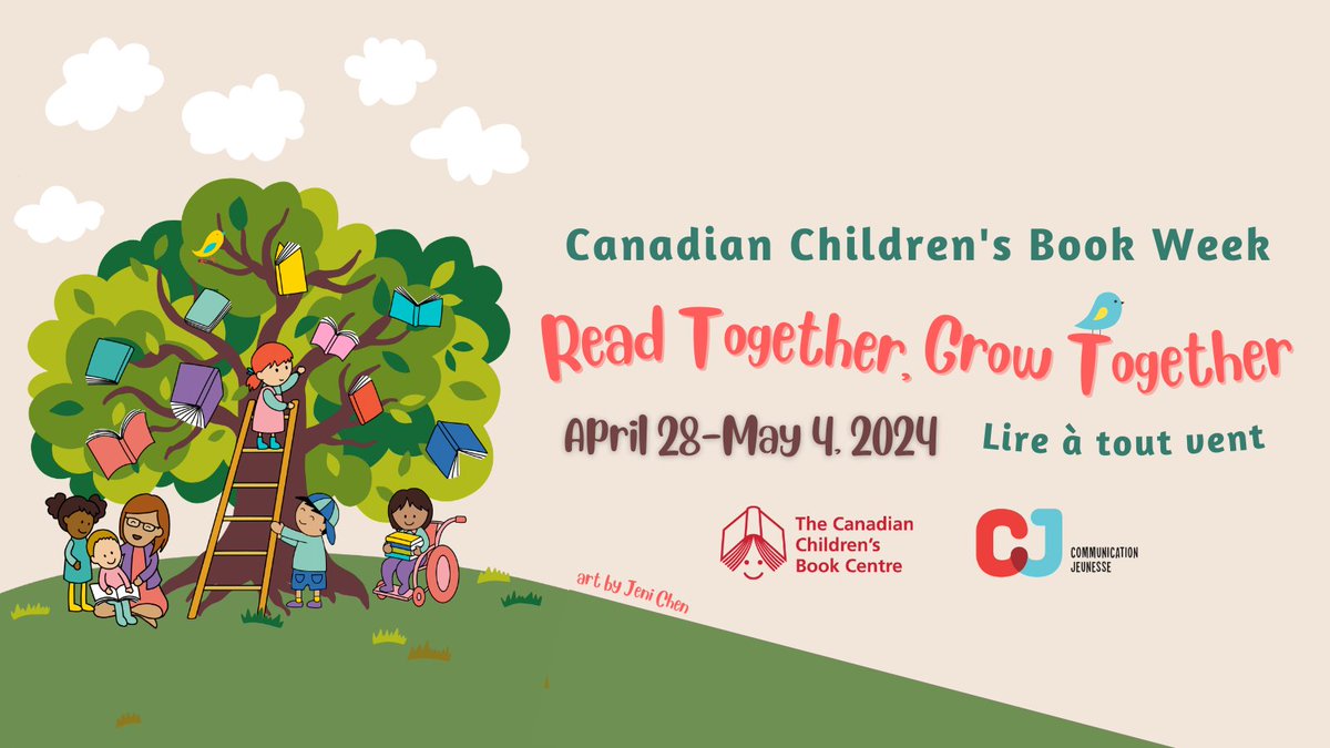 Canadian Children's Book Week kicks off on April 28. Throughout the week, 32 authors, illustrators and storytellers will visit schools, public libraries, bookstores and community centres across Canada. Learn more at bit.ly/3wa9cuK #BookWeek #CanLit #Kidlit #YA