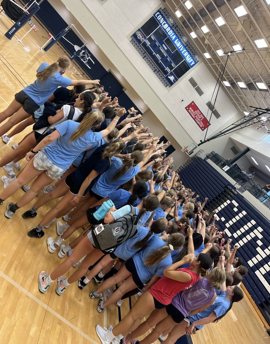The end of the semester is in sight and so is camp season! We are so ready for more big breakdowns like this —-> cune.edu/vbcamps