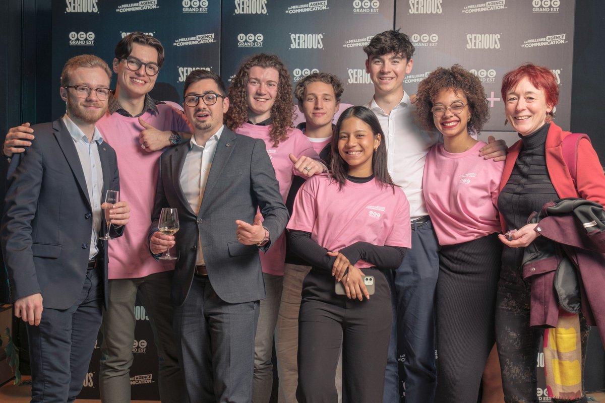 iseg_strasbourg's tweet photo. 📸 Photo souvenir de l'événement #SERIOUS organisé par l'UCC Grand-Est et rassemblant les acteurs majeurs de la #communication d'Alsace ! 🥨 https://t.co/8nXEWX178h