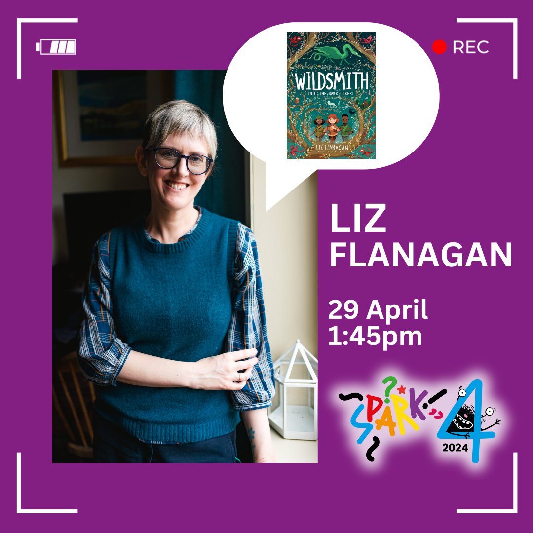 We're about to start! Join us with @lizziebooks at 1:45 to hear all about Wildsmith: into the dark forest, shortlisted in the 7+ category. @Barnes_Primary @publishinguclan