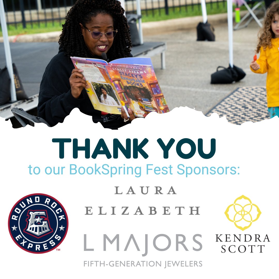 bookspringatx's tweet image. 💚 Thank you to our Raffle sponsors, @rrexpress, @kendrascott, @lmajorsaustin and @lauraelizabethjewelry for supporting BookSpring Fest: A Read Aloud Celebration! Reserve your free tickets now: eventbrite.com/e/bookspring-f…

#ATX #ATXEvent #Nonprofit #Literacy