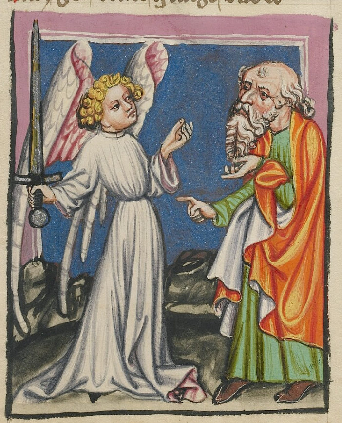 An Angel Appearing to Joshua
about 1400–1410
Weltchronik
Rudolf von Ems
Getty
#medieval #arthistory #OldTestament