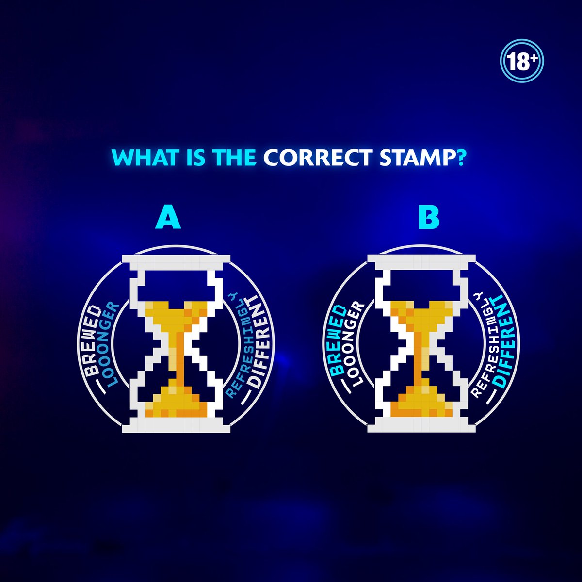 A 

          or 

B

#RefreshinglyDifferent