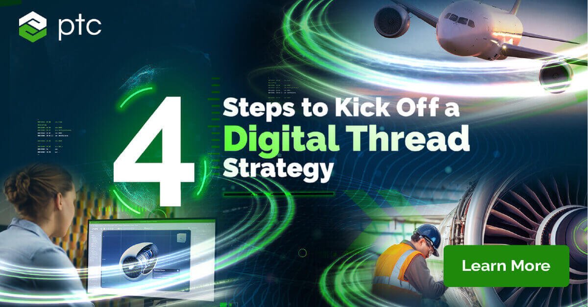 A crucial element to making DX efforts successful is a digital thread strategy. But to do so, manufacturers must create a plan to unlock the value of their data. Read the blog to discover how to develop an effective digital thread strategy: ptc.co/miLN50QNY2A