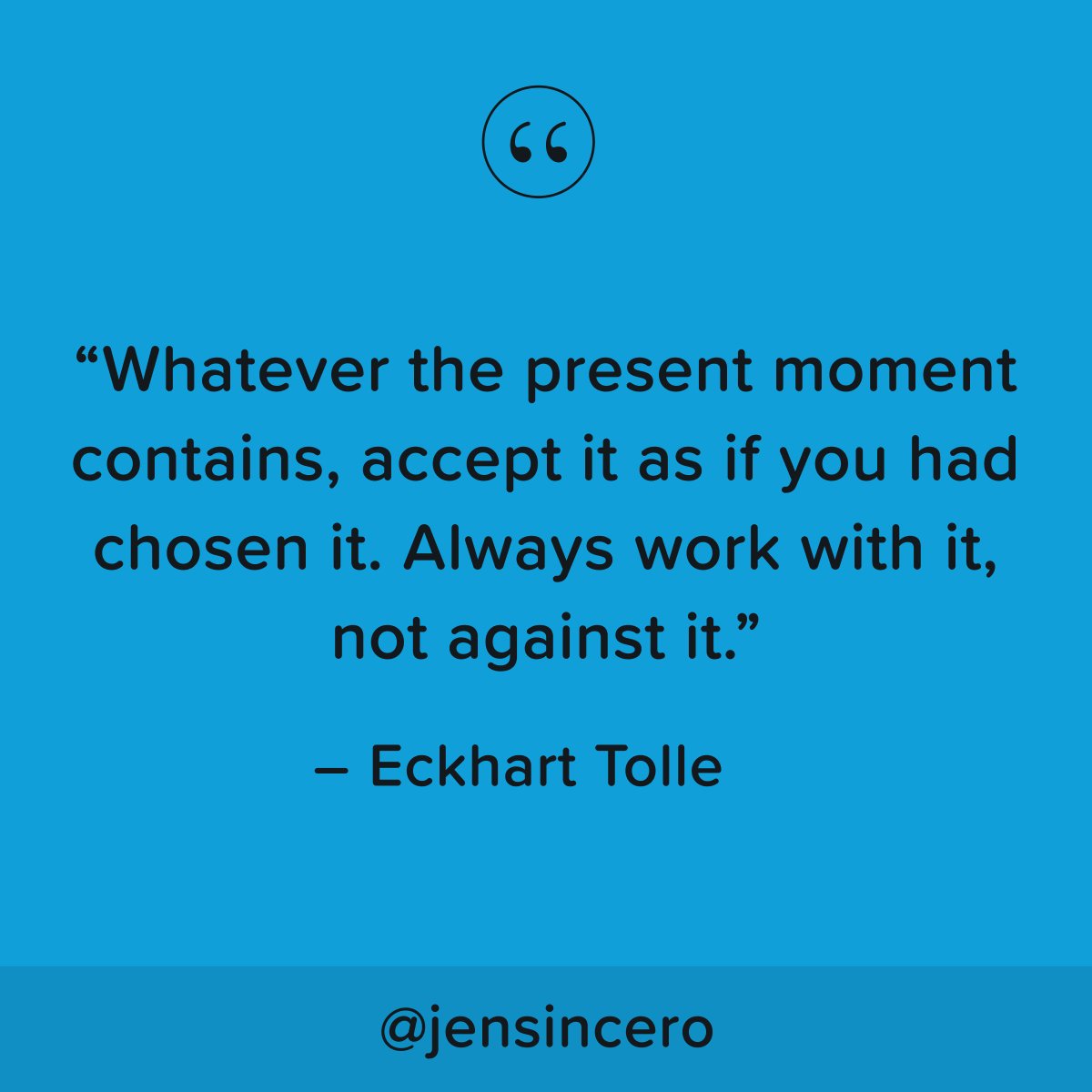 Your true self lives in the present (not stuck in your head), totally believes in miracles and is one with the Universe. #youareabadass #QOTD #FridayMotivation #FridayFeeIing