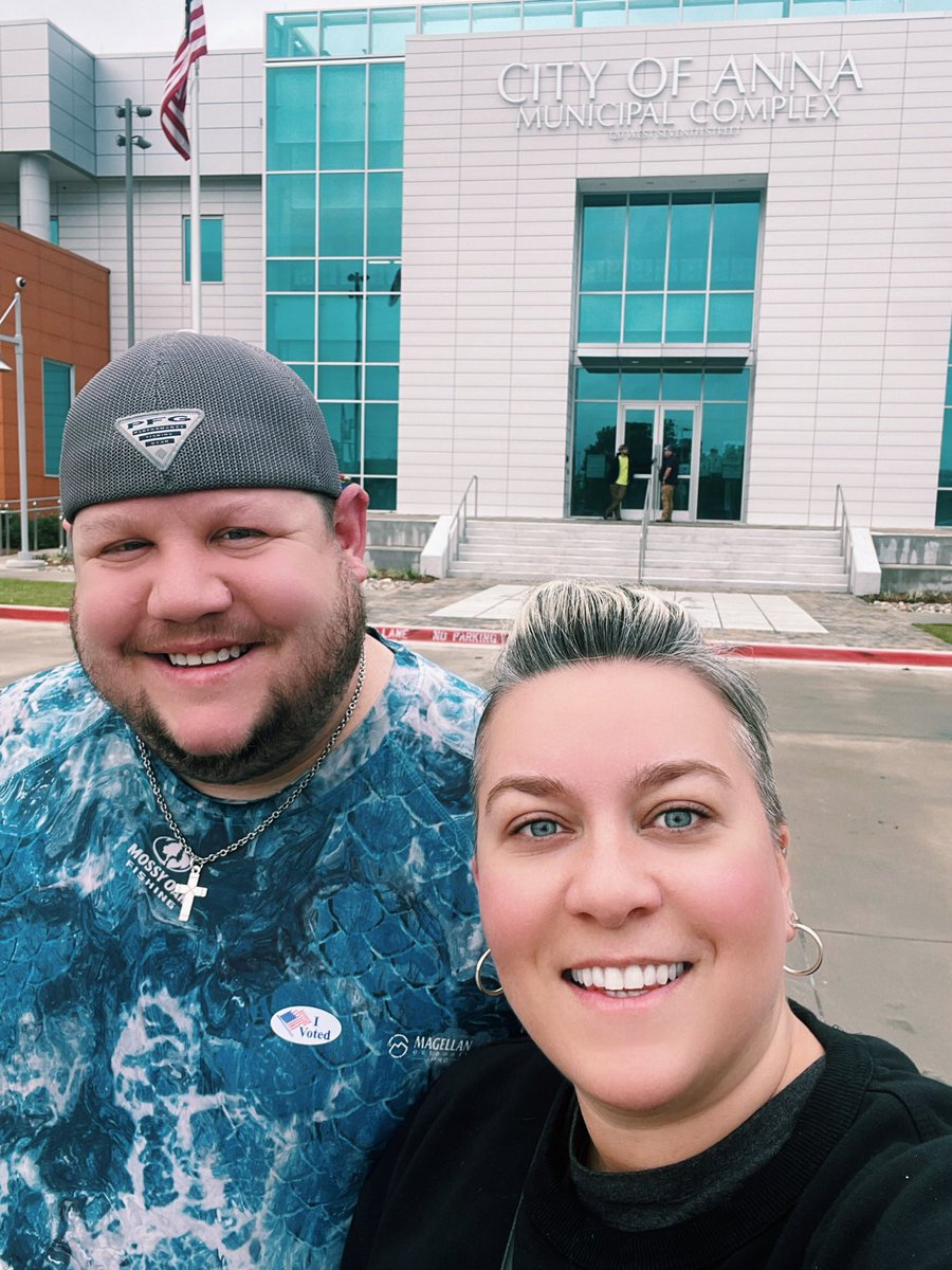 Got out and did my civic duty! I dragged the hubs along too! As I tell my students, if you don’t vote/participate you can’t complain! #ivoted #prosperproud