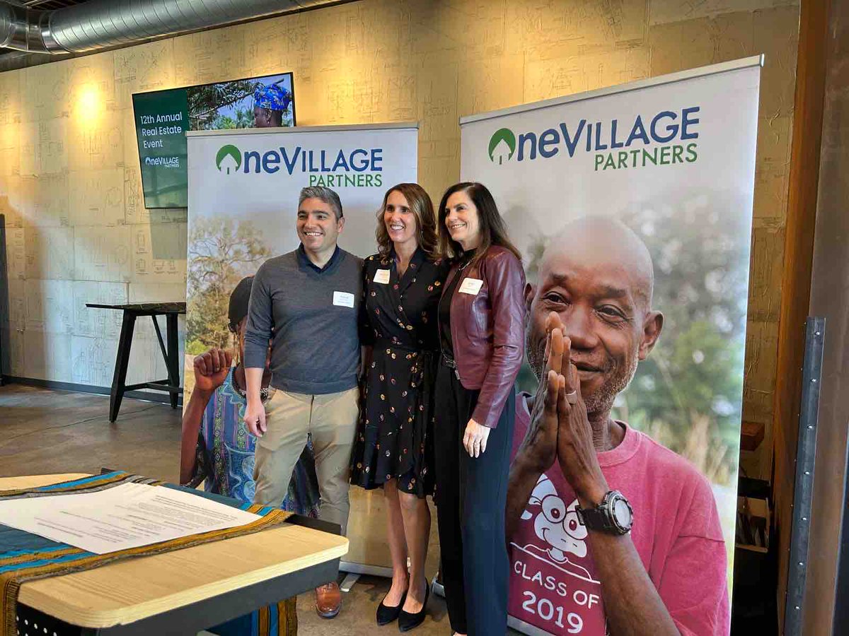 Thank you to everyone who came to yesterday’s Real Estate event! We loved seeing so many familiar faces and meeting new friends. The event has raised $86,000 and counting, WOW! If you’d like to contribute towards the event, you can do so at onevillagepartners.org/donate.