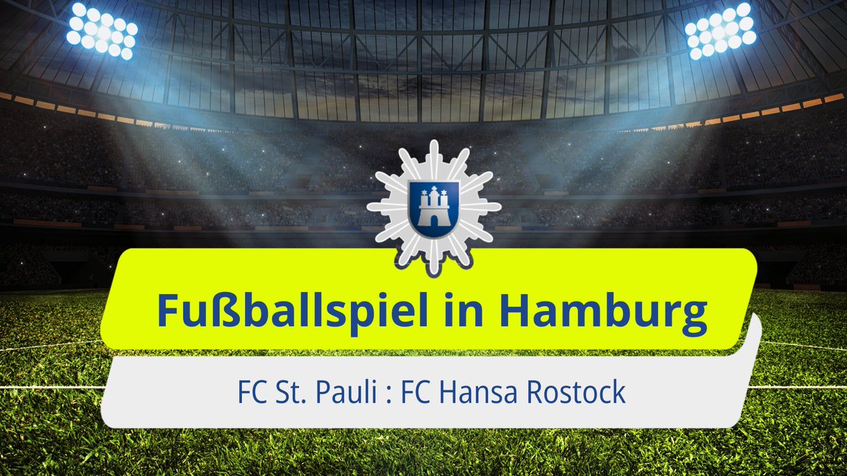 Heute Abend treffen in #Hamburg der #FCSP und der #FCH aufeinander. Entsprechend kommt es rund um das #Millerntorstadion zu Anreisebewegungen von Fußballfans. Wir weisen darauf hin, dass das #Heiligengeistfeld nicht als Parkfläche zur Verfügung steht. #hh2604 #fcspfch