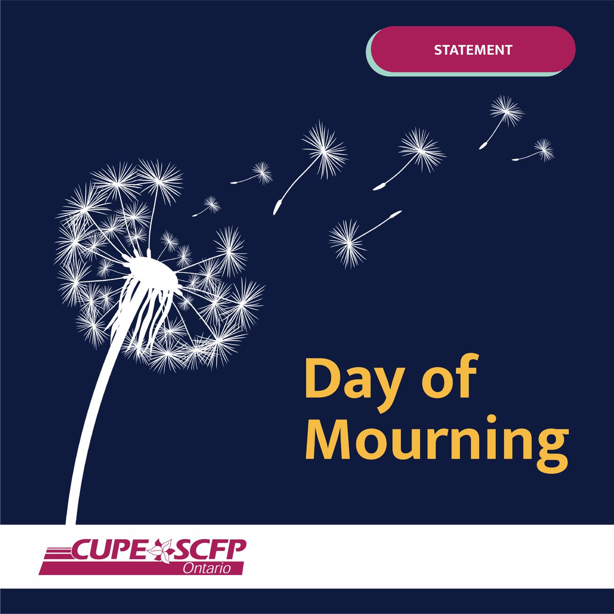 April 28 is the National Day of Mourning for workers killed, injured or made ill because of hazards on the job. It is a day to pay tribute to our fallen friends and comrades, and to renew our commitment to advocacy and education. As always, we strive for workplaces that are safe,…