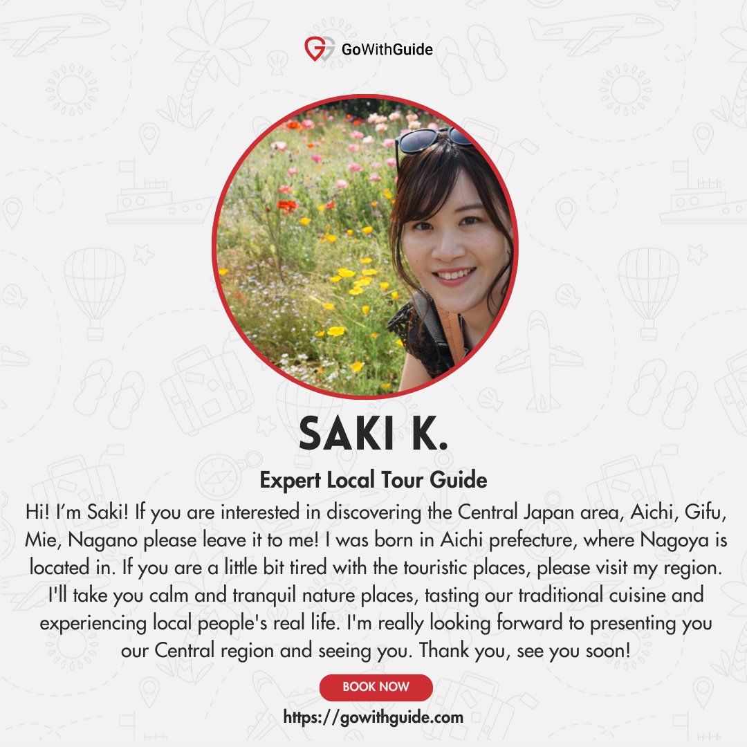 GoWithGuide's tweet image. Need some #weekendtravel inspiration off the beaten path? There’s no better place to tour than #nagoya with guides like Saki K. She shared her passion for Nagoya with traveler Olman K. 
Photo Credits: Olman M (traveler) &amp;amp; Saki K. (tour guide) gowithguide.com/supplier/22262