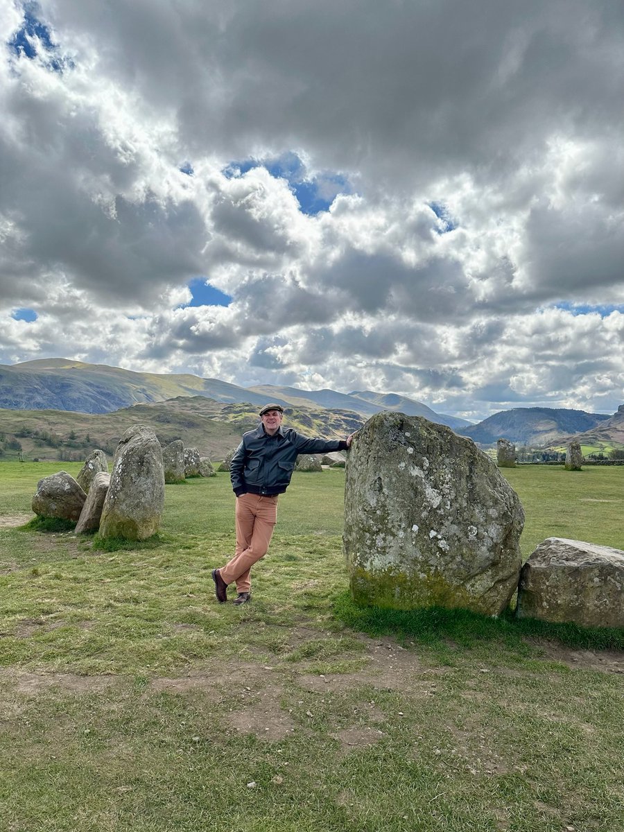 Castlerigg Stone Circle in the Lake District. We were last here twenty years ago! Lovely to be back!